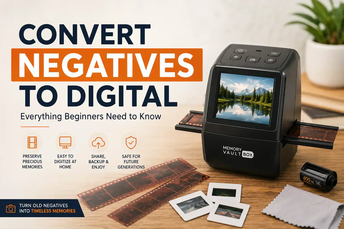 Convert negatives to digital