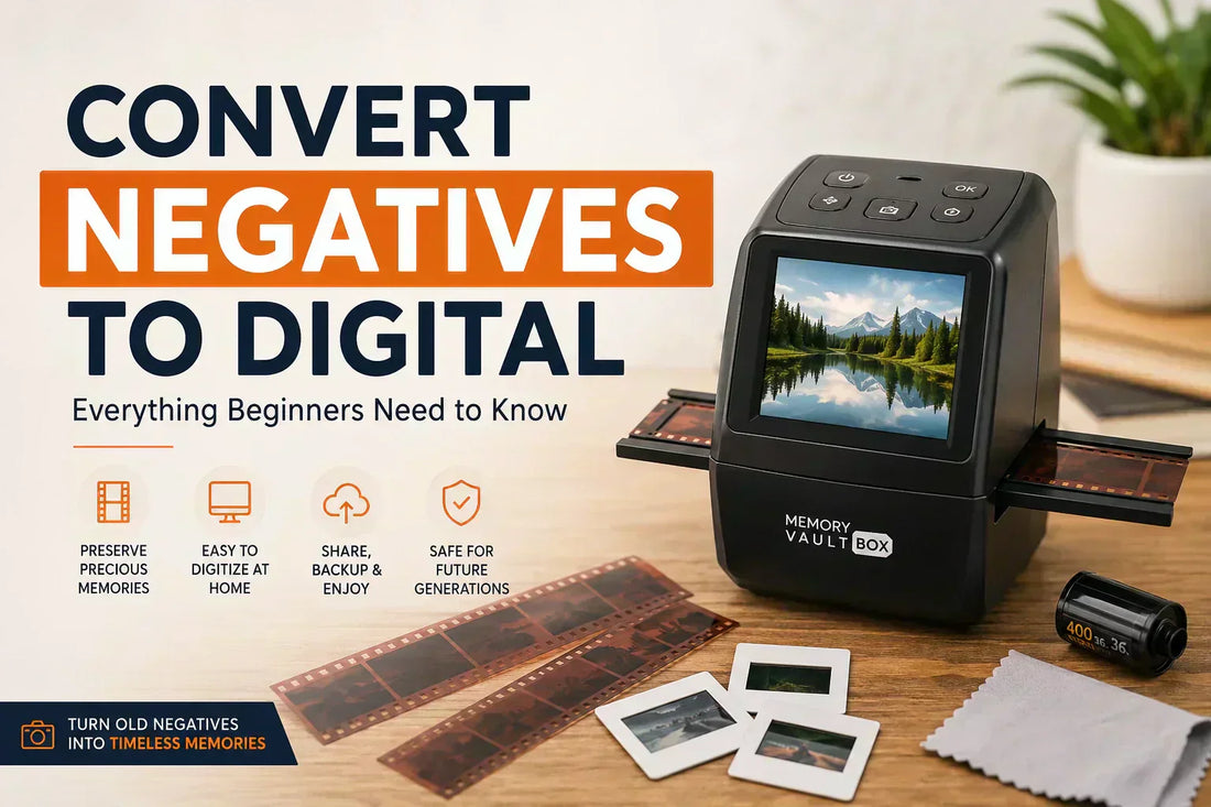Convert negatives to digital