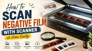 How to Scan Negative Film With Scanner at Home Easily
