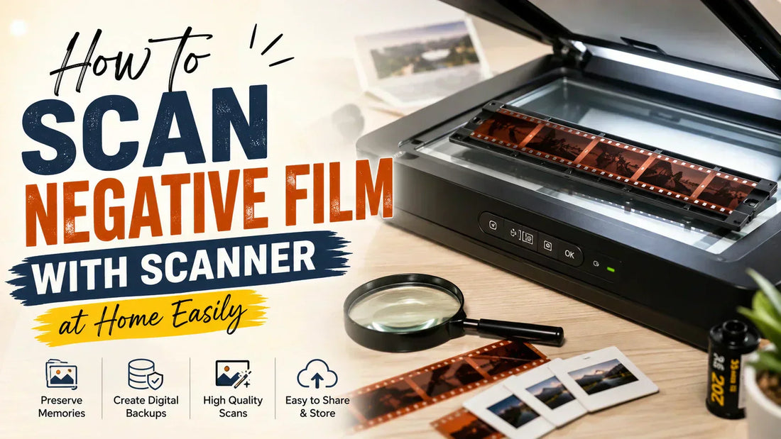 How to Scan Negative Film With Scanner 