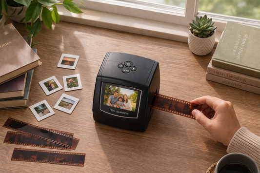 how to scan negative film with scanner using a simple home film scanner setup