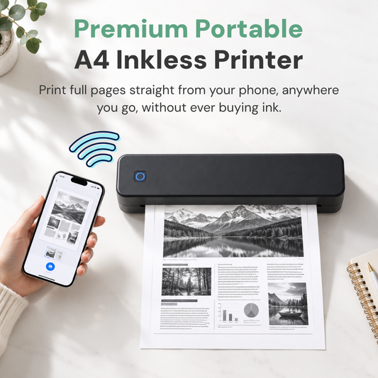 Premium Portable A4 Inkless Printer