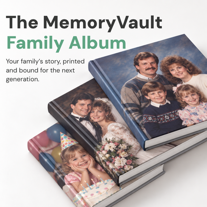 The MemoryVault Family Album