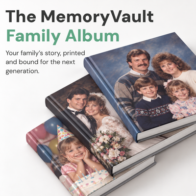 The MemoryVault Family Album