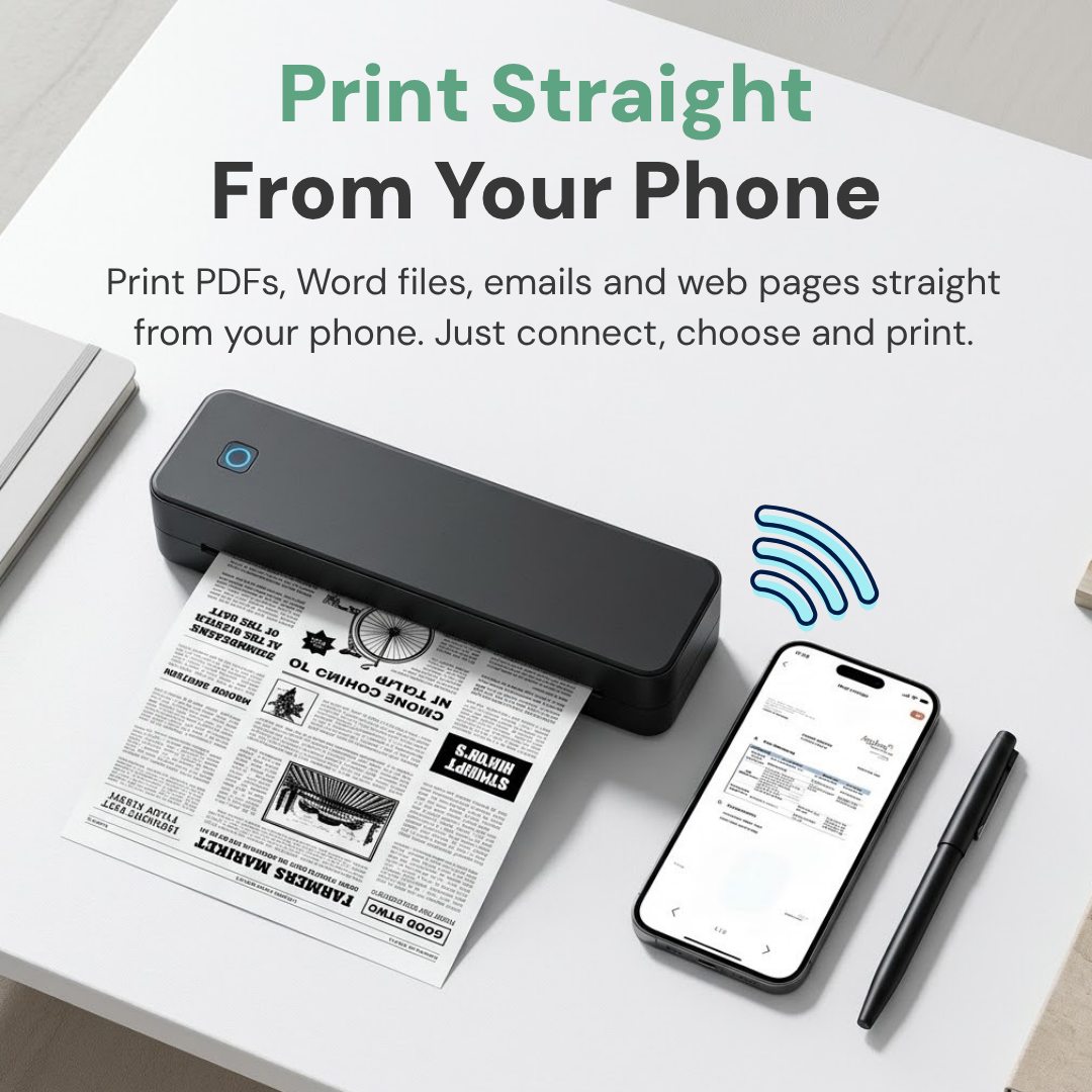 Premium Portable A4 Inkless Printer