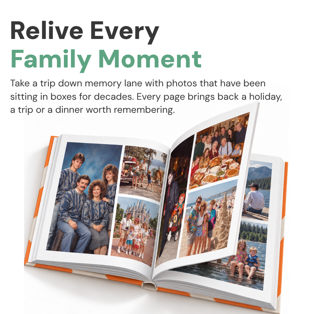 The MemoryVault Family Album