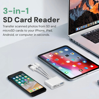 3-in-1 SD Card Reader