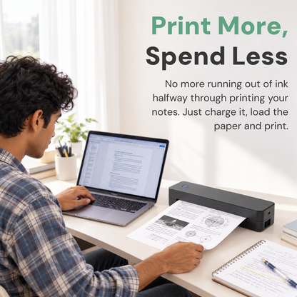 Premium Portable A4 Inkless Printer