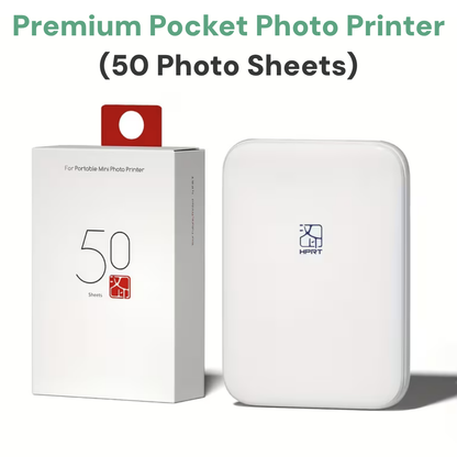 Premium Pocket Photo Printer Paper — 50 Photo Stickers