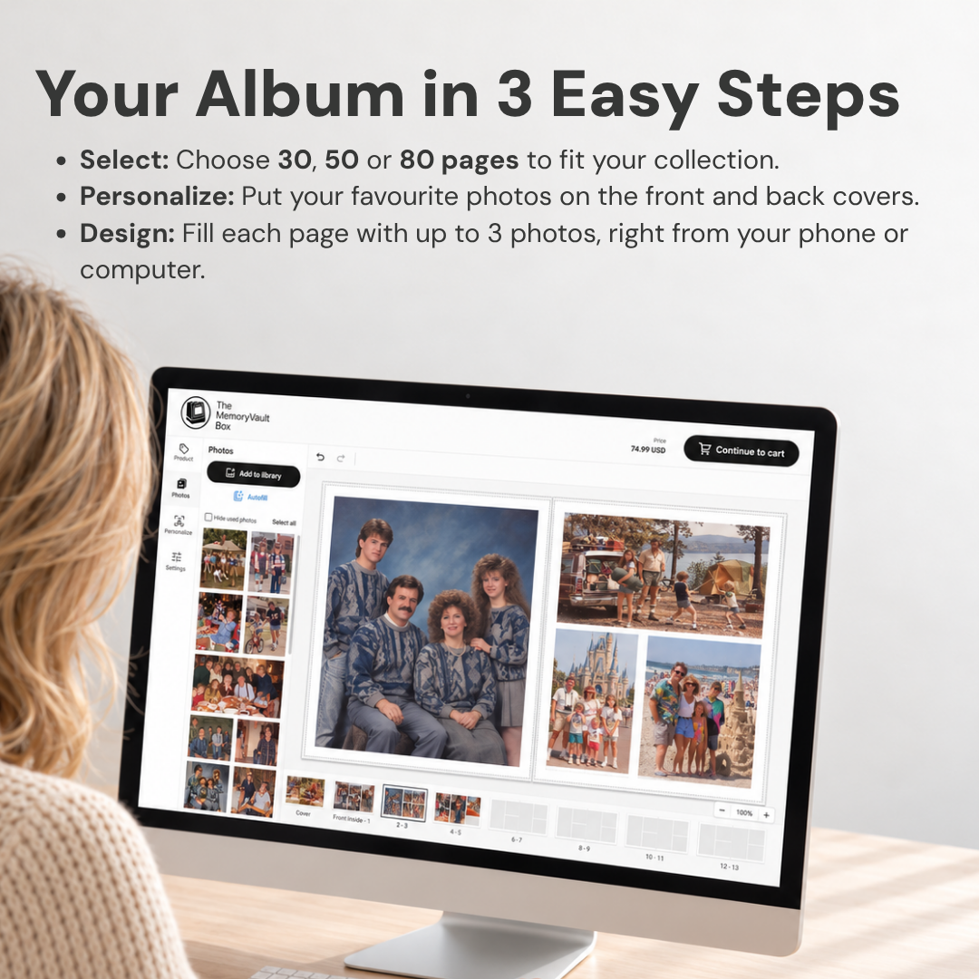 The MemoryVault Family Album