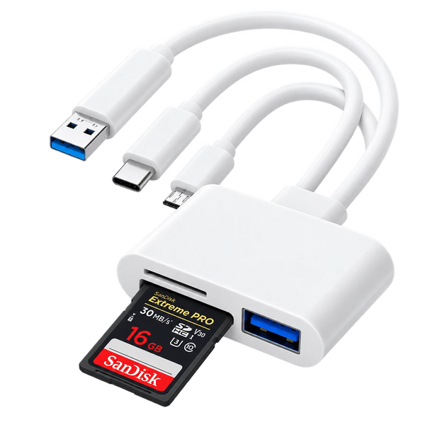 16GB SD Card & Reader